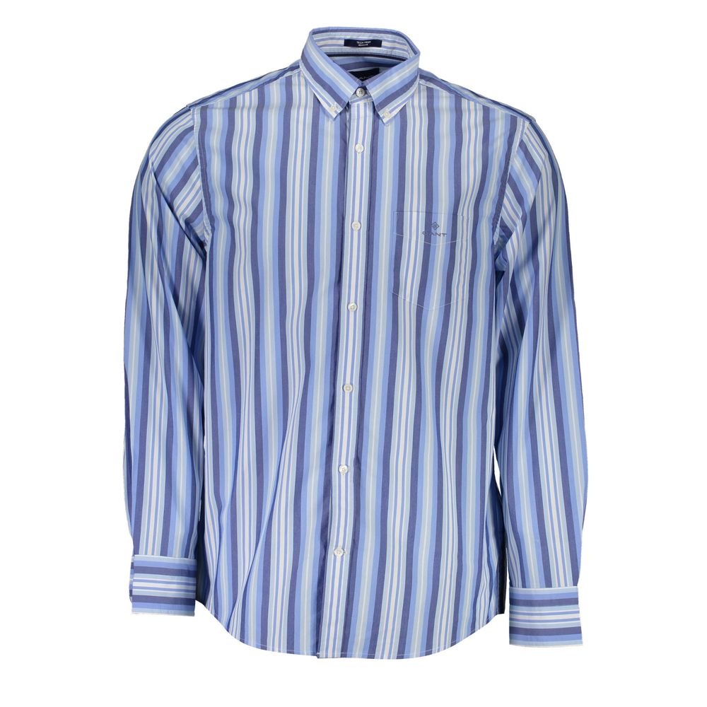 Gant light blue cotton shirt for men